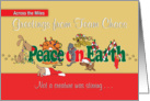 Team Chaos Christmas Greetings Across the Miles card