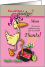 Mom, A Quack of Thanks card