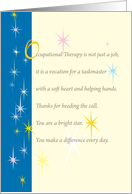 Occupational Therapist Star card