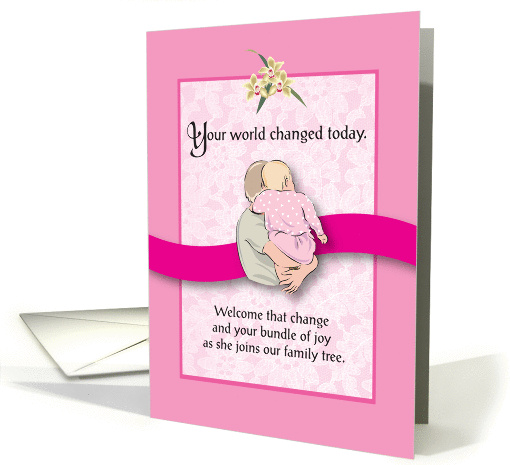 Adopting a bundle of joy, a girl card (1126556)
