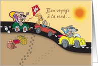 Bon Voyage a la road card