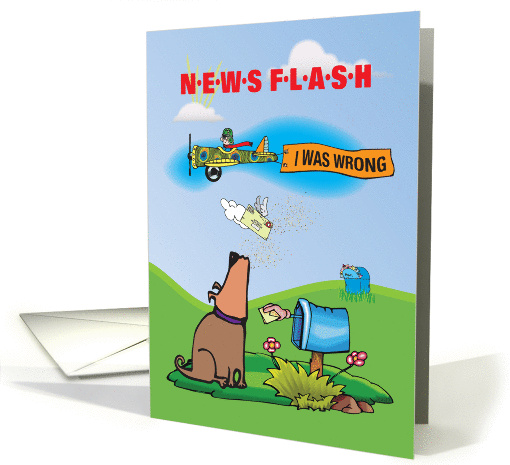 News Flash: I was wrong card (1153374)