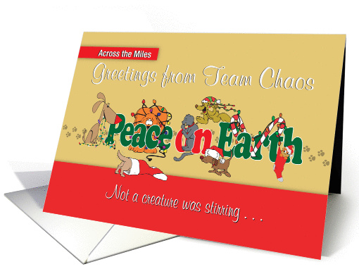 Team Chaos Christmas Greetings Across the Miles card (1155664)