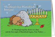 Thanksgiving-Hanukkah Intrigue card
