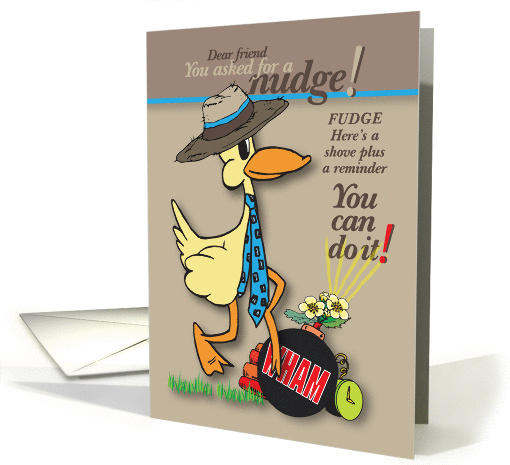 Nudge My Friend with Blast of Encouragement card (1166266)