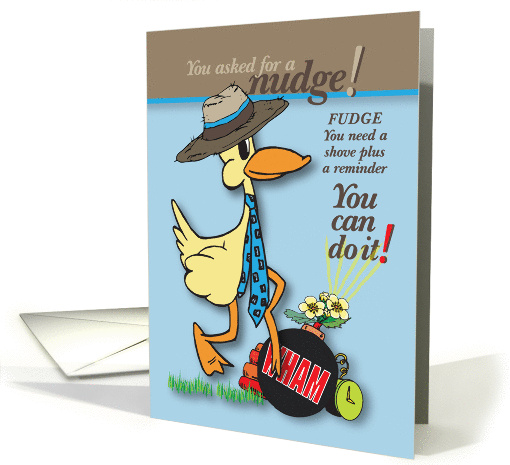 Nudge with Blast of Encouragement card (1166270)