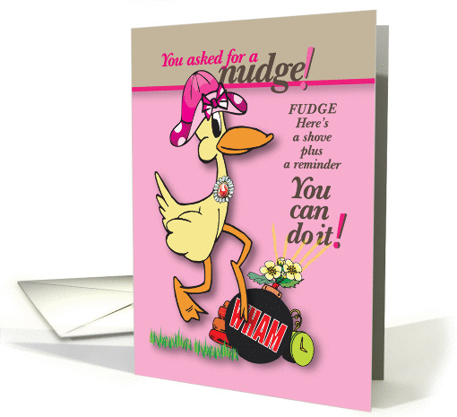 Nudge with Blast of Encouragement card (1166284)