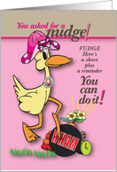 Nudge with Blast of Encouragement card