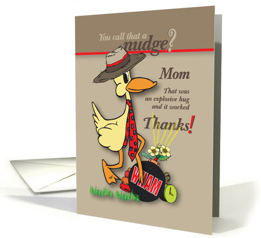 Mom, Double Thanks card (1166288)