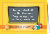 Educators Change Lives Thanks card