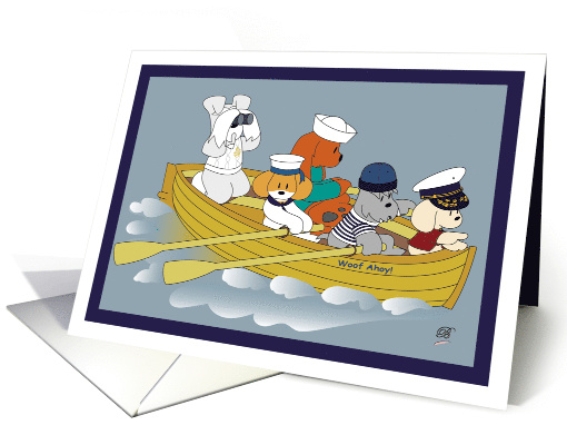 Encouragement Keep Rowing To Your Wonderful Horizon! card (1621320)