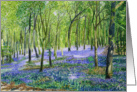 Get Well Feel Better - The Bluebell Fairy Woodland Painting card