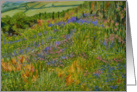 Wild Flower Maestir Verge Lampeter Painting Blank Note Art Card
