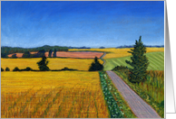 Great Bedwyn Countryside Wiltshire, England Painting Blank Note Card