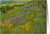 Wild Flower Maestir Verge Lampeter Painting Blank Note Art Card