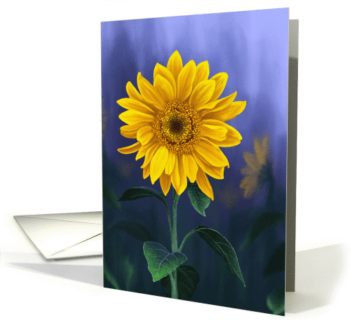 Summer Sunflower Blank Note card (1368364)