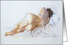 Somebody to Love Fine Art Nude - blank card