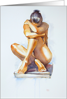 Secret Life Fine Art Nude Blank Note Card