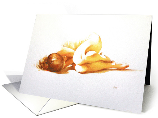 Let Your Light Shine Fine Art Nude card (1582810)