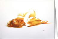 Let Your Light Shine Fine Art Nude Blank card