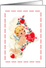 Happy Valentine’s Day-Cupid with a Heart card