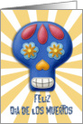 Sugar Skull Day of the Dead card