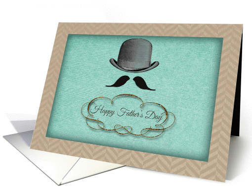 Happy Father's Day with a Mustache card (1096482)