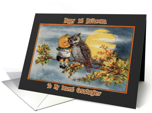 Happy Halloween Grandnephew card (1154946)