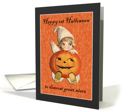 Happy Halloween Great Niece card (1155474)