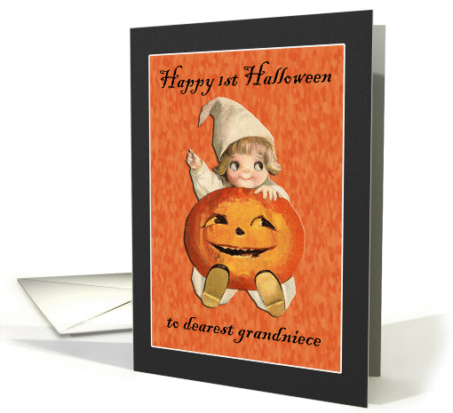 Happy Halloween Grandniece card (1155488)