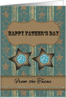 Happy Father’s day Twin Stars from Twins card