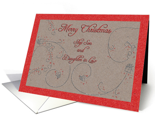 Merry Christmas Step Son and Daughter in Law card (1174046)