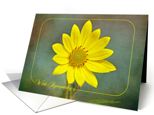 With Sympathy-Sunflower card (1230434)