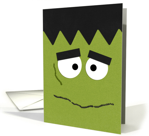 Funny Frankenstein for Halloween card (1394436)