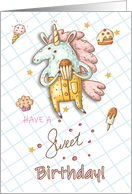 Sweet and Magical Birthday Unicorn card