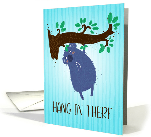 Hang in there Blue Koala card (1609444)