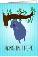 Hang in there Blue Koala card