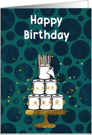 Tissue Paper Roll Cake, Humorous card