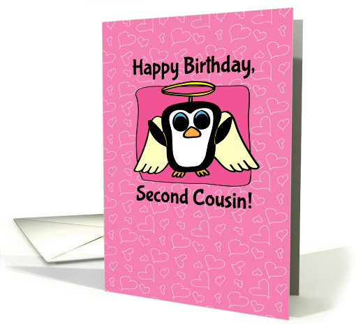 Birthday for Girl Second Cousin - Little Angel Penguin on... (1147384)