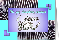 I love YOU Grandma -...