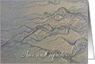 Designs in the sand thinking of you card