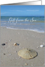 Friendship, Like a gift from the sea, you are God’s gift to me card