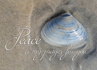 Peace is my prayer...