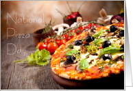 National Pizza Day February 9th card