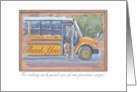 School Bus Driver Thank You card