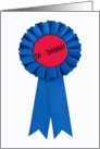 Blue Ribbon Accomplishment card