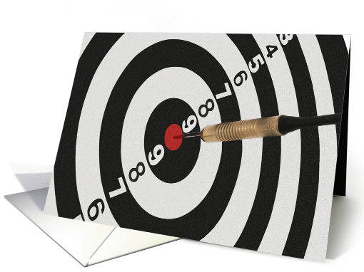 Bullseye Dart card (1097670)