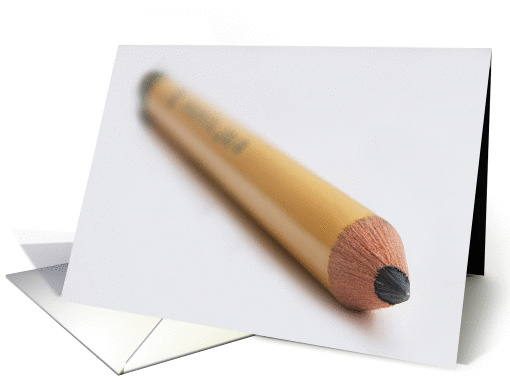 To The Point Pencil Photo Blank Note card (1100032)