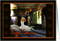 Happy Halloween: Invite guests to your Halloween party with this card