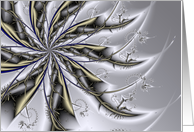 Ice Blossom - Fractal Art card